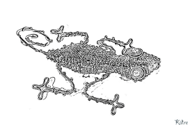 chameleon Tudalennau Lliwio Y Gellir Eu Hargraffu